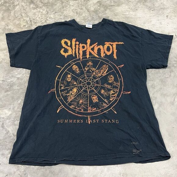 Concert Other - Slipknot Summer Last Stand Concert T Shirt Yellow Wheel Please READ DESCRIPTION